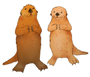 Charles and Brook otter